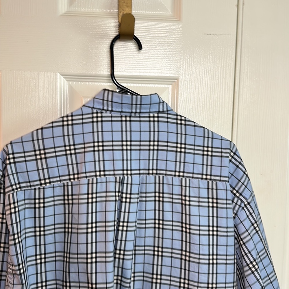Mens Burberry Plaid Button Up - Picture 10 of 13